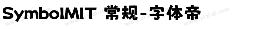 SymboIMIT 常规字体转换